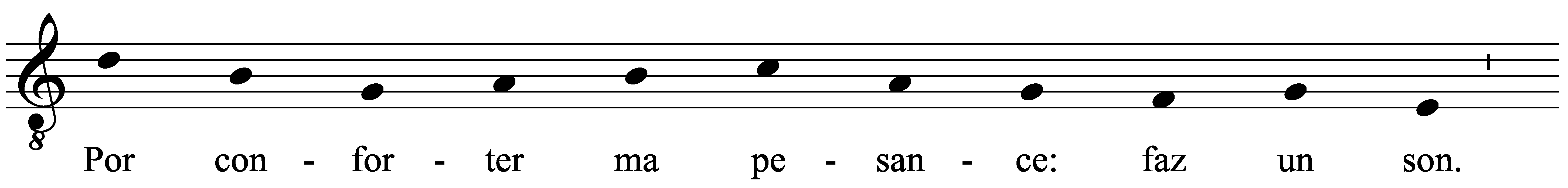 Work musical notation
